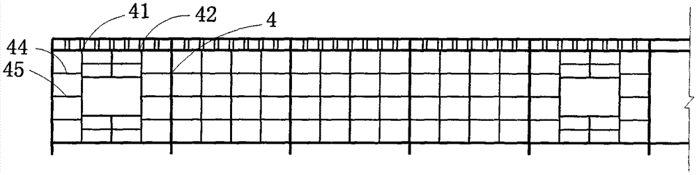 Large-span and double-layer planting corridor for cold areas