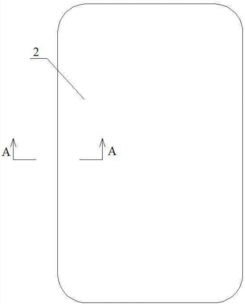 Curved screen installation structure