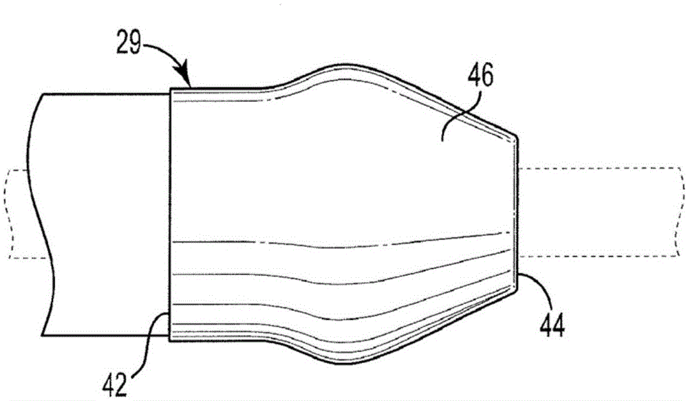 Devices, systems and methods for a piloting tip bushing for rotational atherectomy