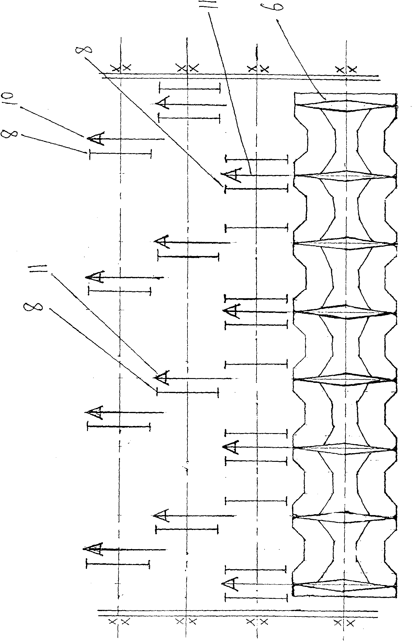 No-tillage fertilizing and seeding machine