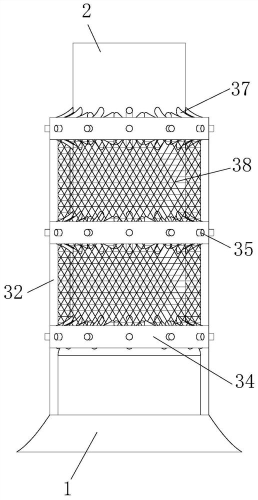 A bridge pier protection device based on bridge pier maintenance