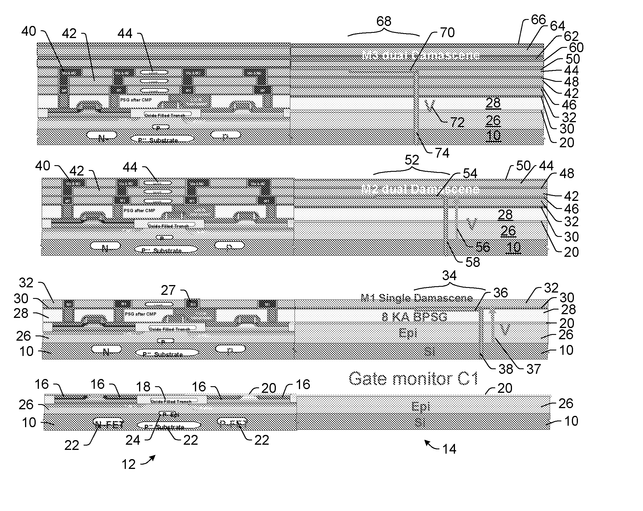 Test Pads, Methods and Systems for Measuring Properties of a Wafer