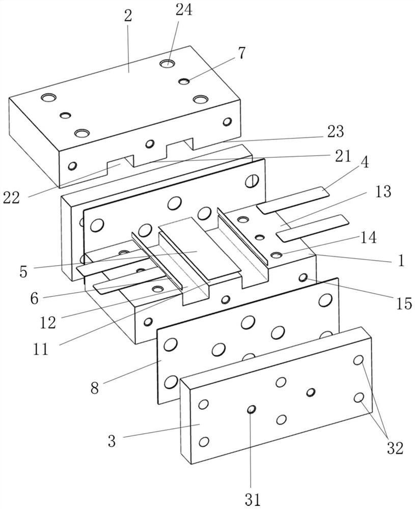 Carbon paper IP air permeability testing tool for fuel cell