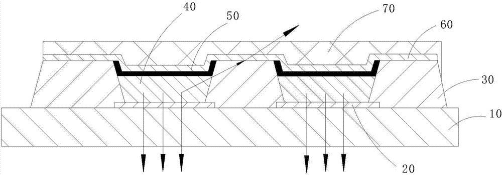 Organic light-emitting display panel and production method thereof