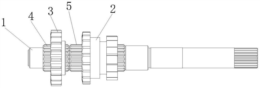 Mini-tiller gear shifting transmission assembly and mini-tiller