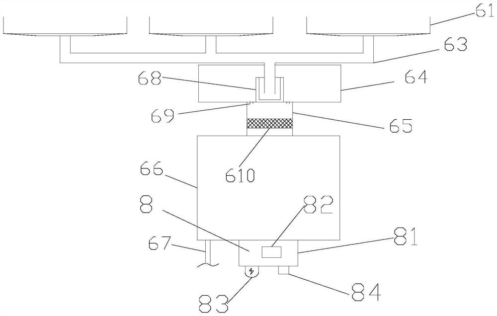 A power transmission tower