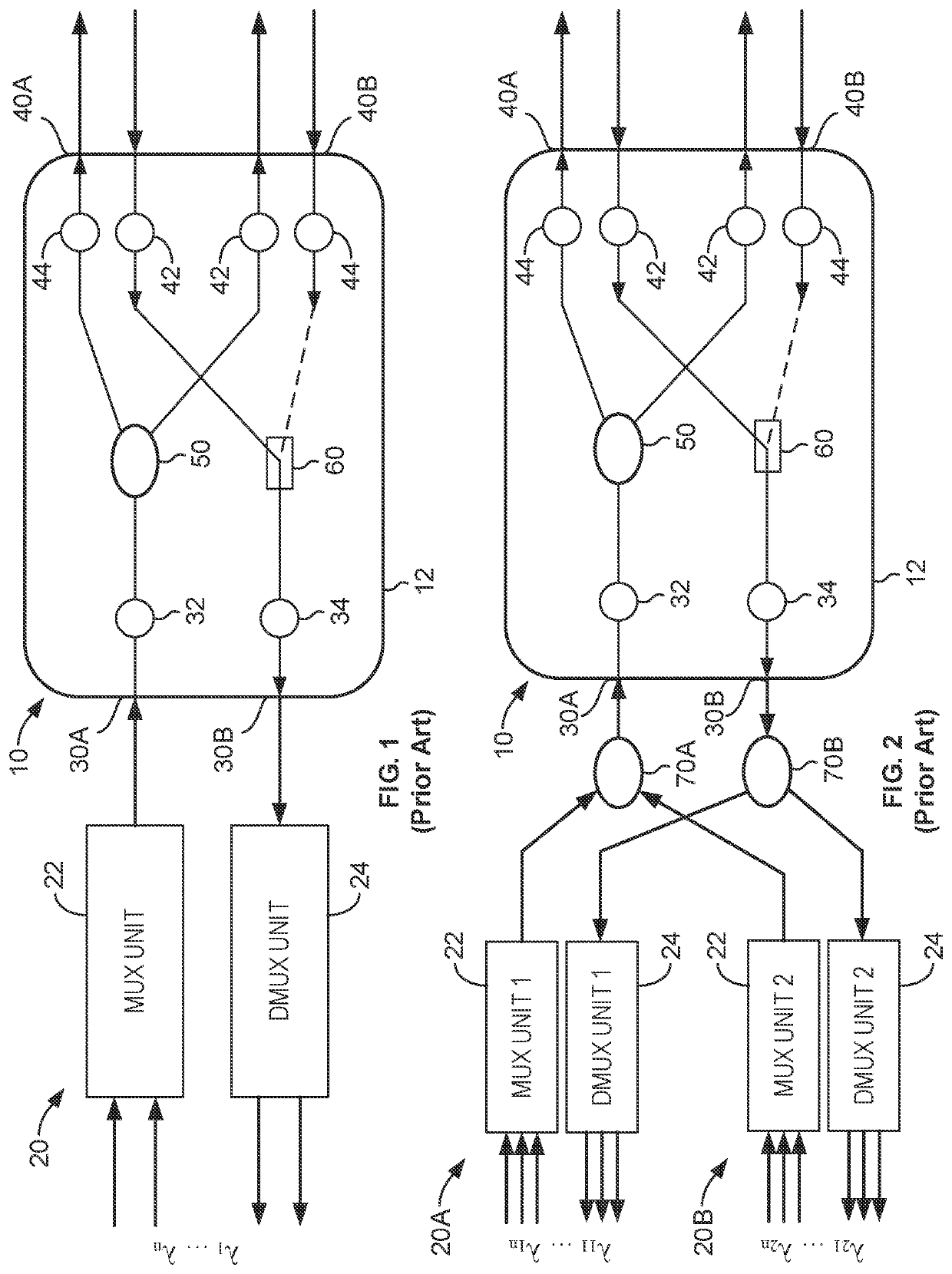 Apparatus and method for coherent optical multiplexing 1+1 protection