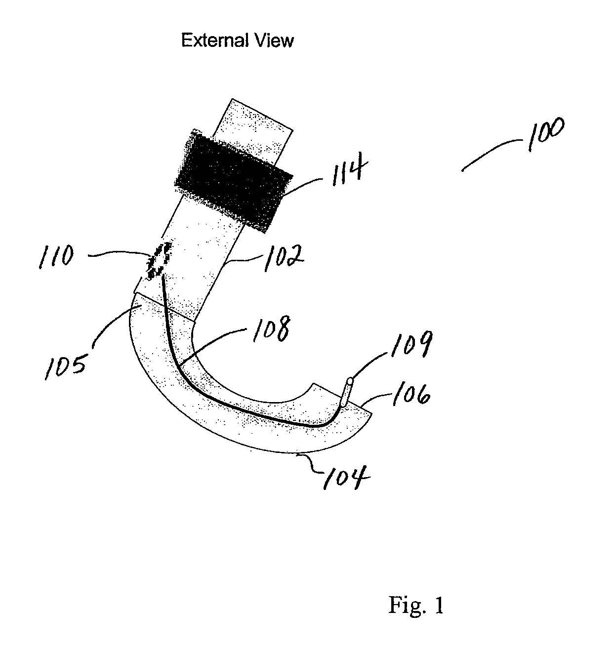 Combined flexible and rigid intubating video laryngoscope