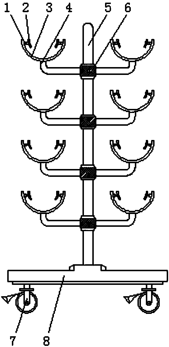 Textile fabric transfer trolley