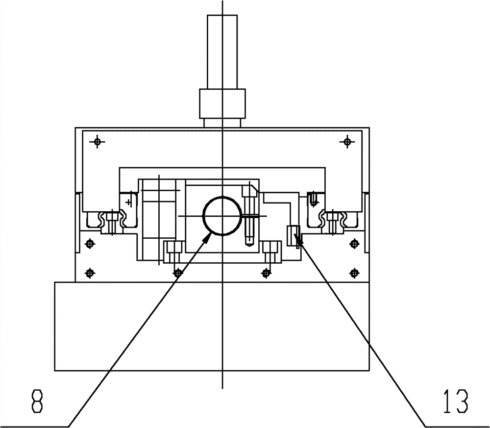 Human body mechanical impedance measuring device and measuring method thereof