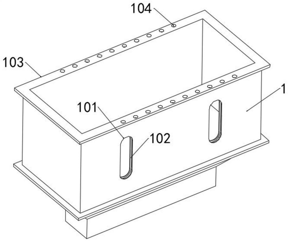 Visual storage bin for uniformly dispersing materials of color sorting equipment