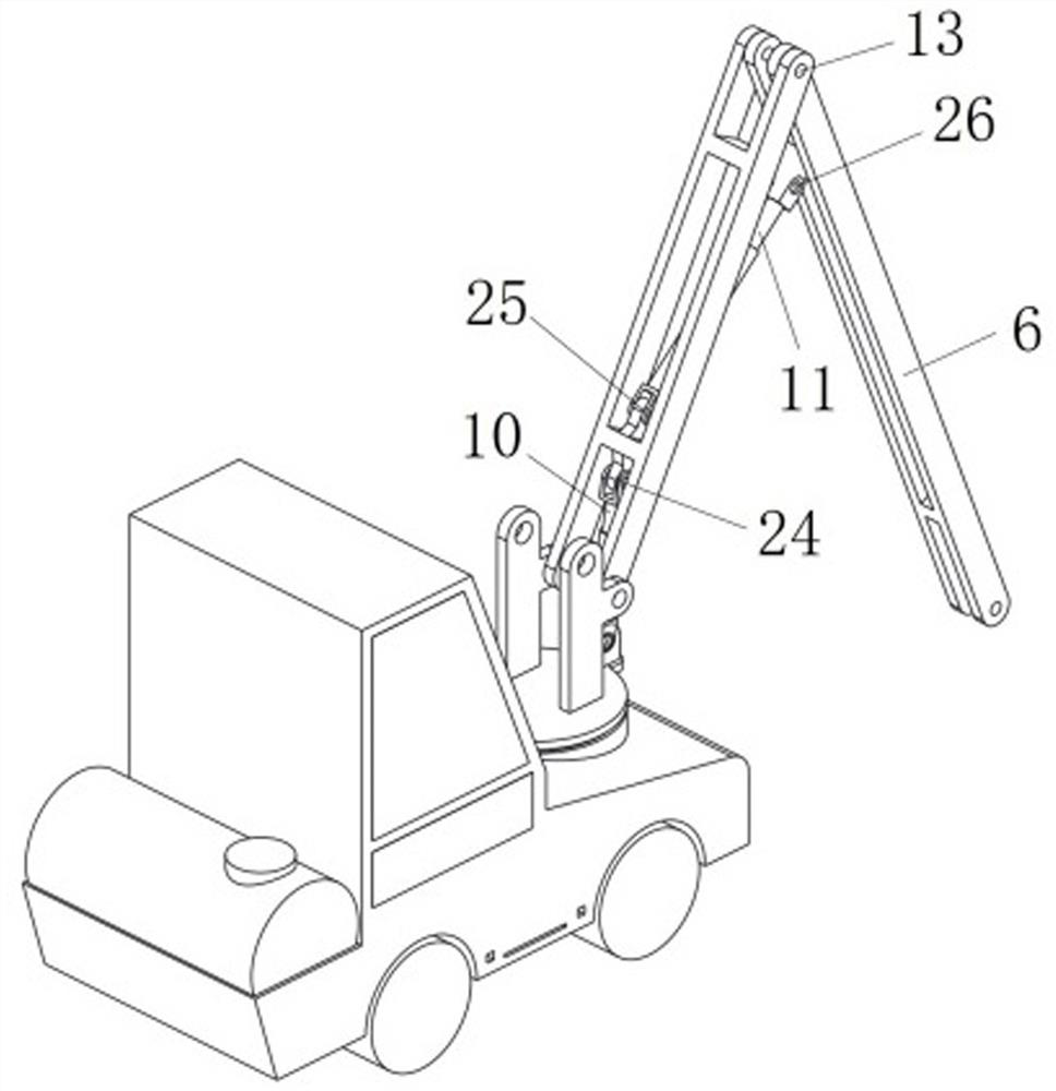 Multi-degree-of-freedom joint filling machine executing mechanism