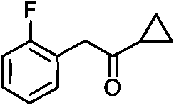 Method for preparing cyclopropyl o-fluobenzyl ketone