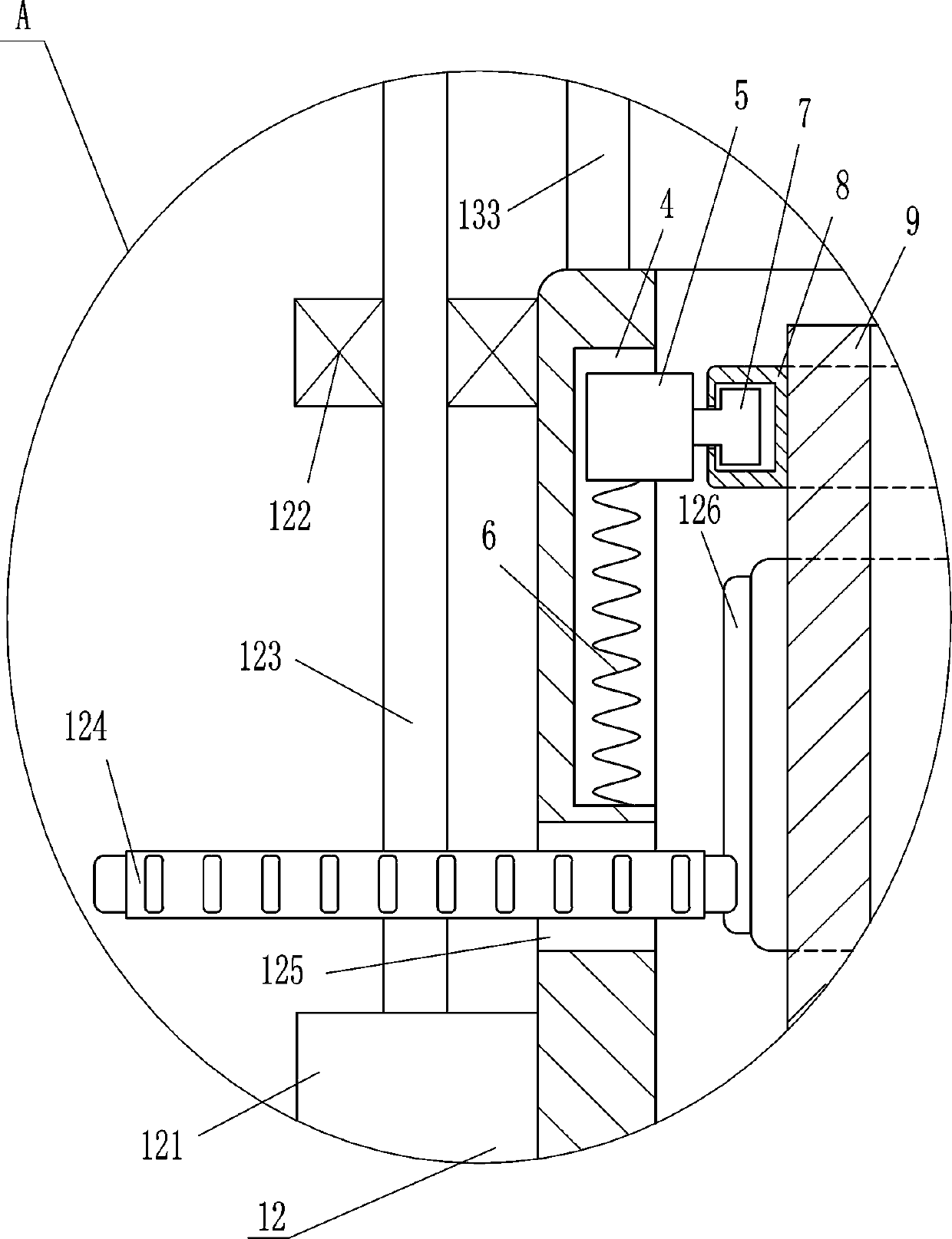 Sesame screening device