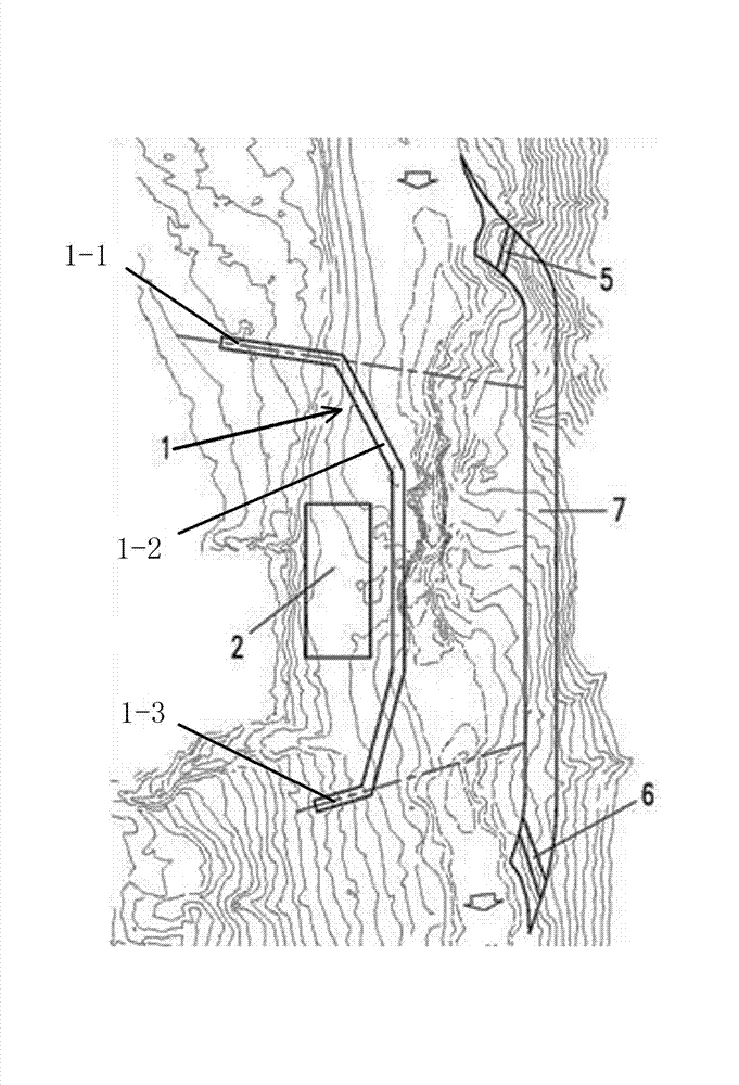 Diversion construction method of wide-riverbed dam type hydropower station