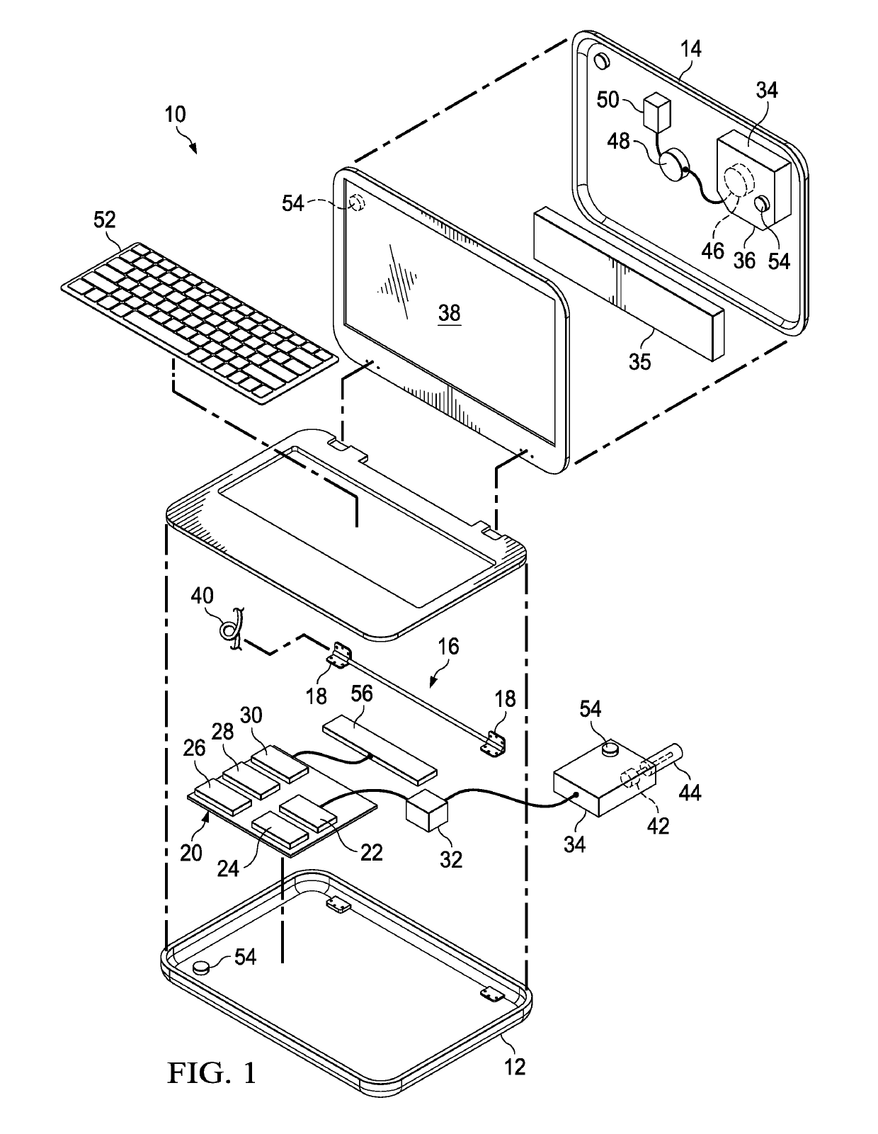 Graphite thermal conduit spring