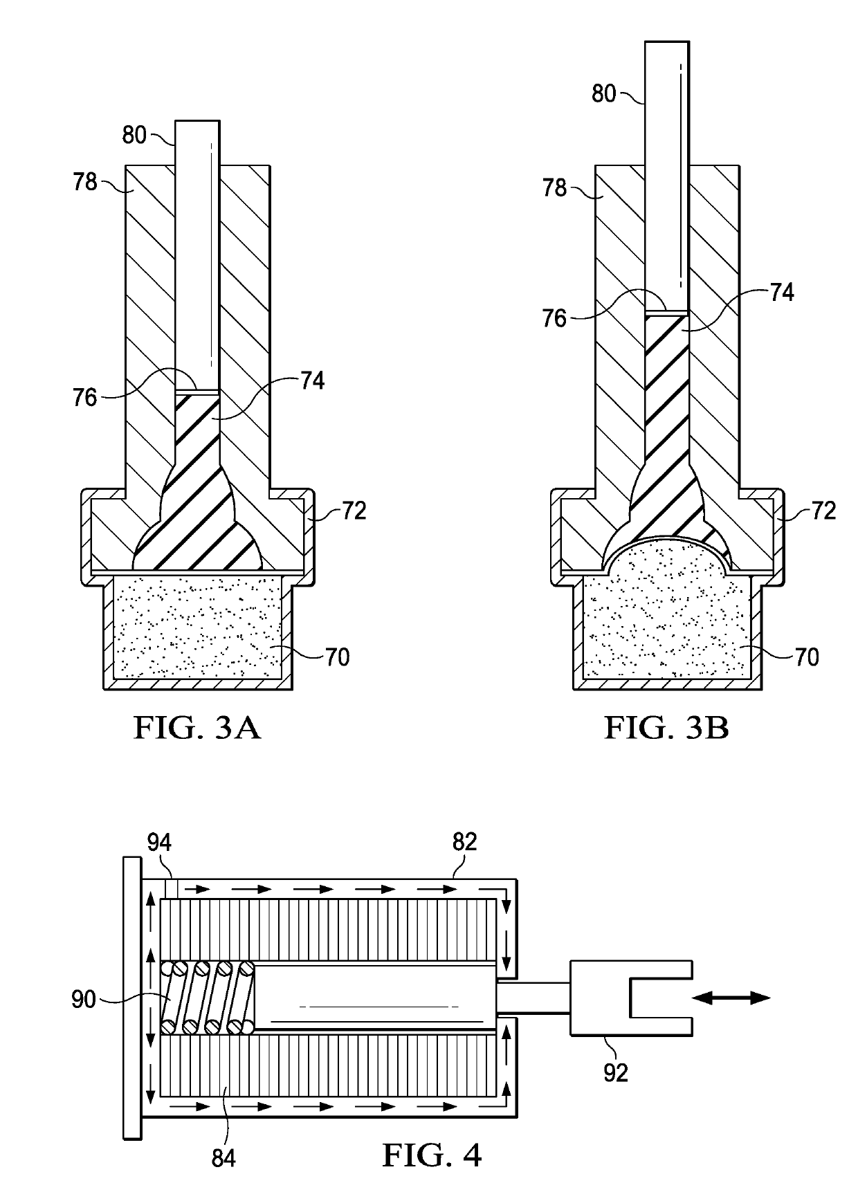 Graphite thermal conduit spring