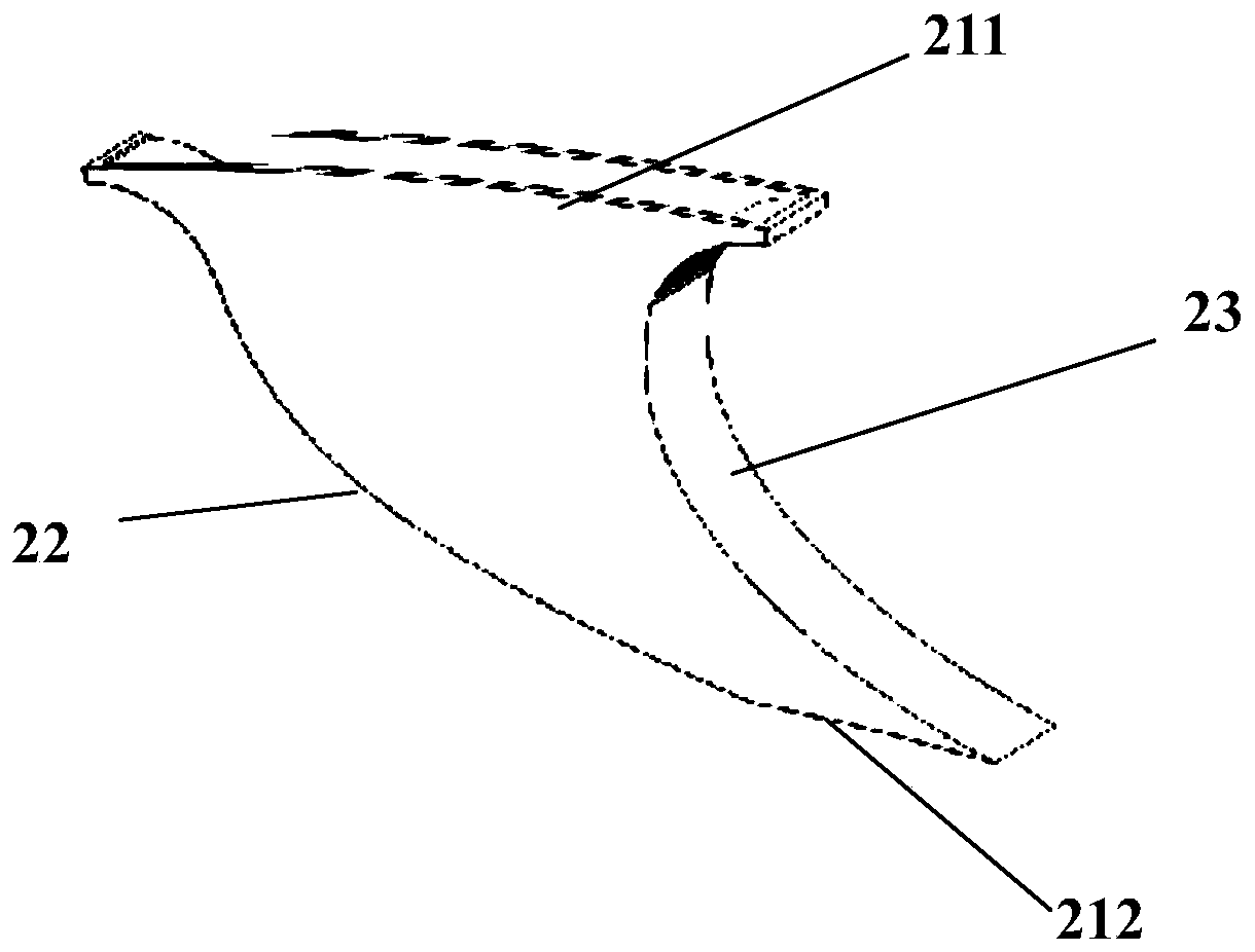 Compressor vortex reducing structure with cascade type de-rotation nozzles