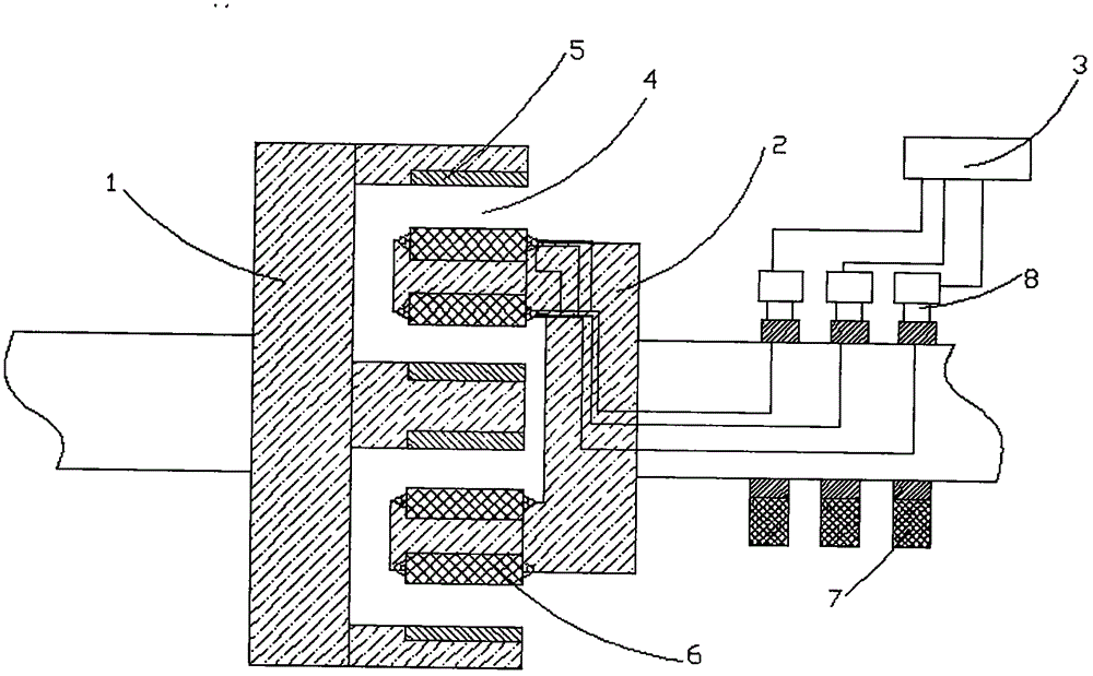 Magneto-electric speed regulator