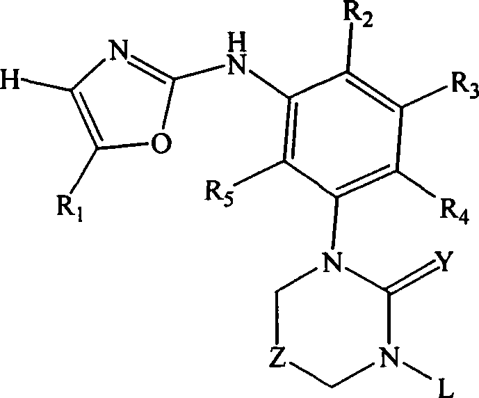 Substituted oxazole derivatives and their use as tyrosine kinase inhibitors