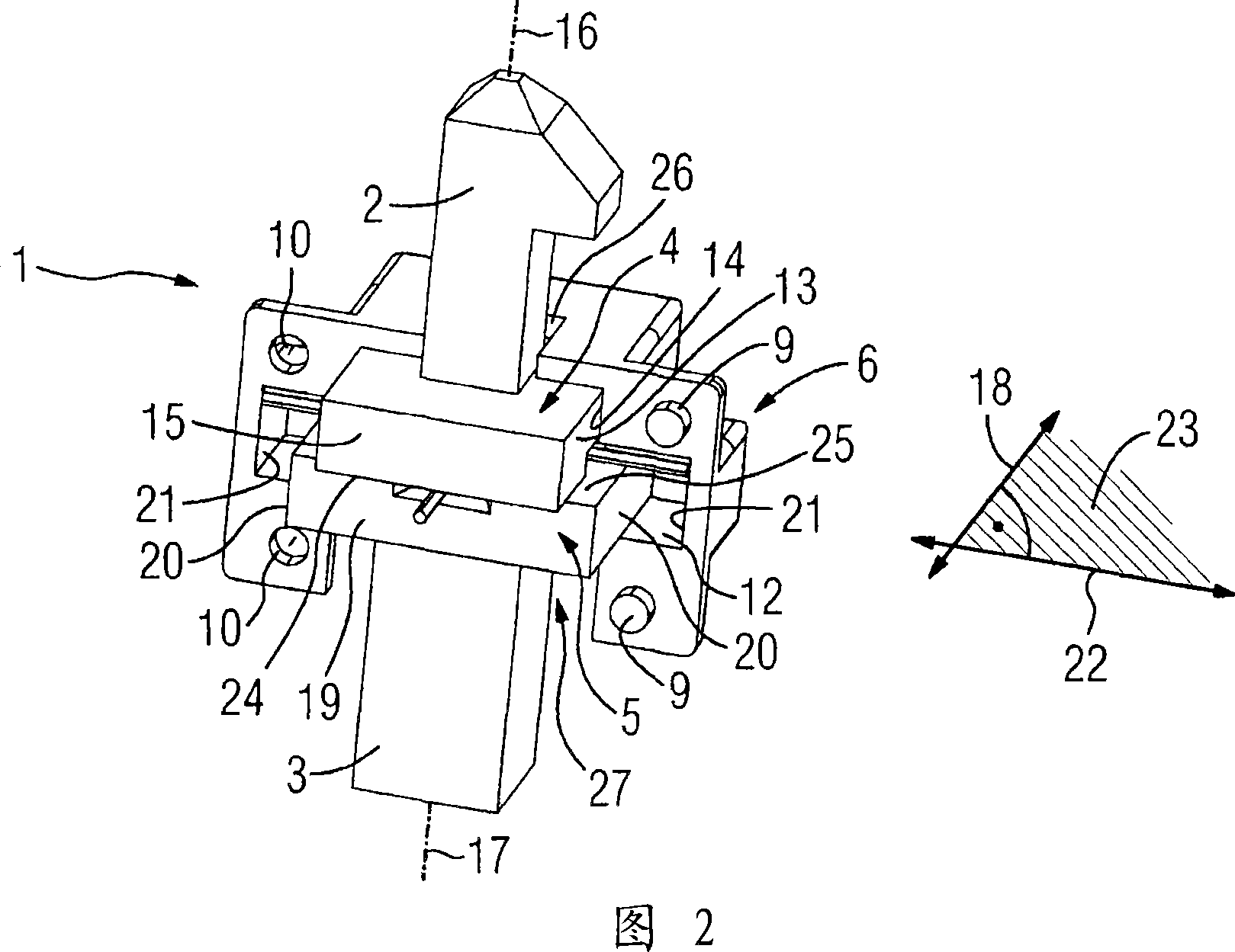 Shaft coupling in particular for use in an electrical switch