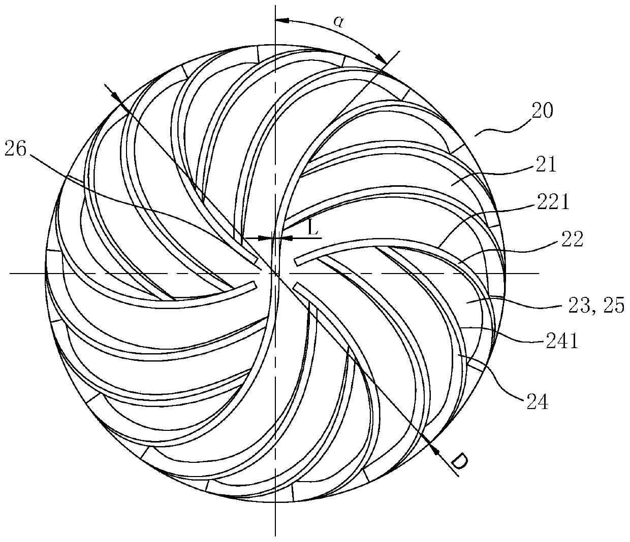 Cutter and tool bit structure thereof