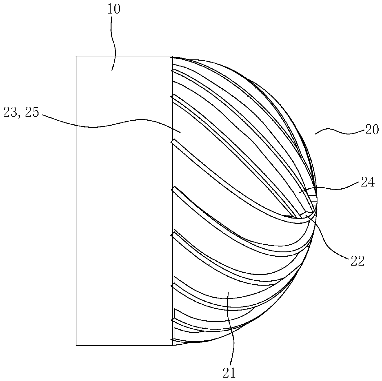 Cutter and tool bit structure thereof