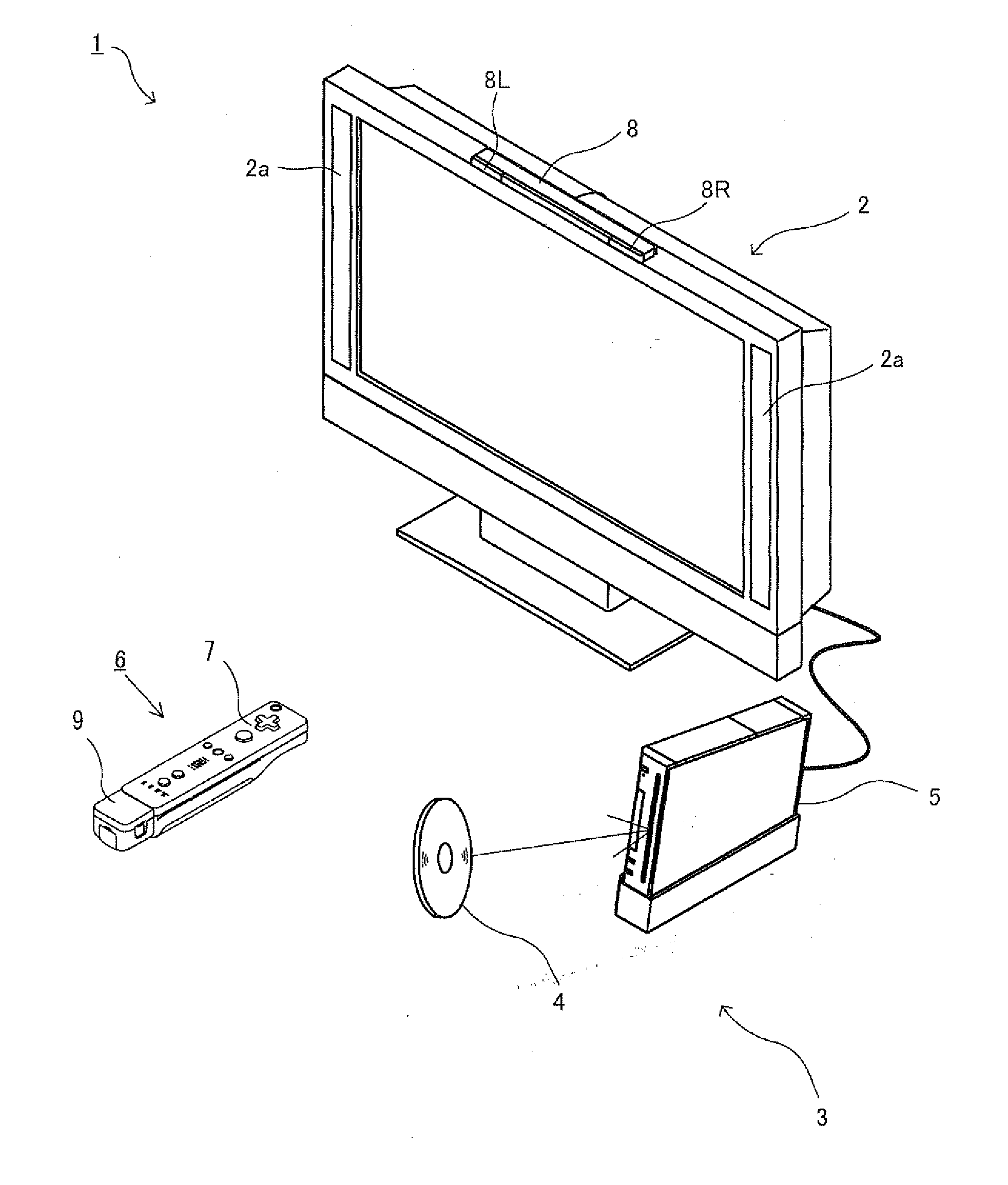 Game apparatus and recording medium recording game program