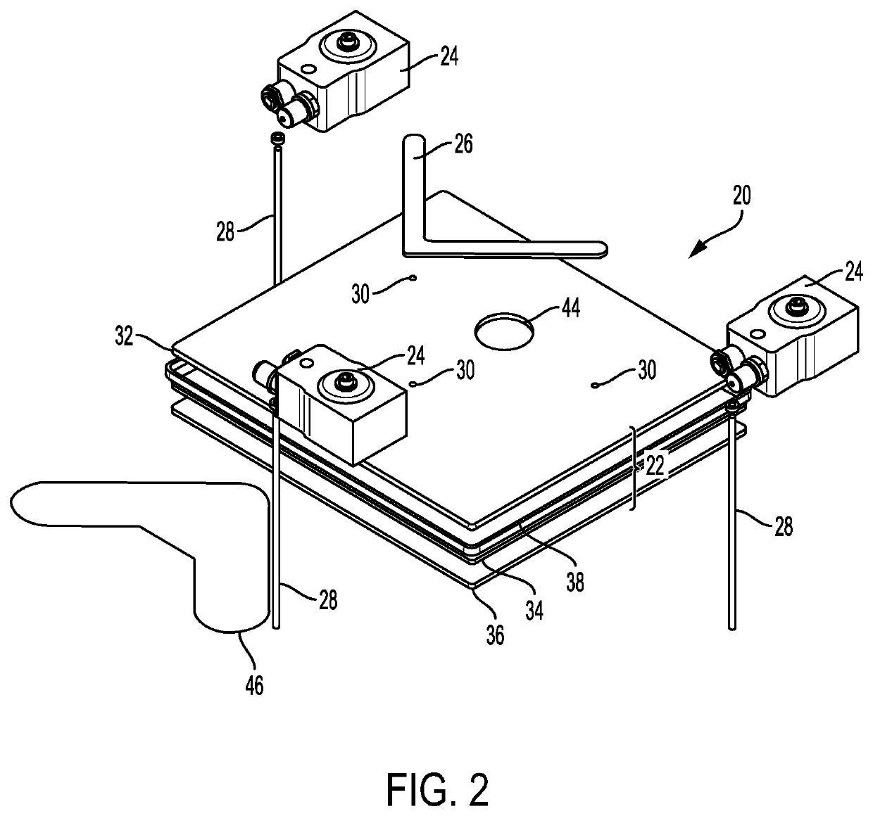 Vibrational densification of powder supply in additive manufacturing