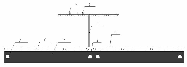 Integrated mining method for commonly mining coal and gas of high mine