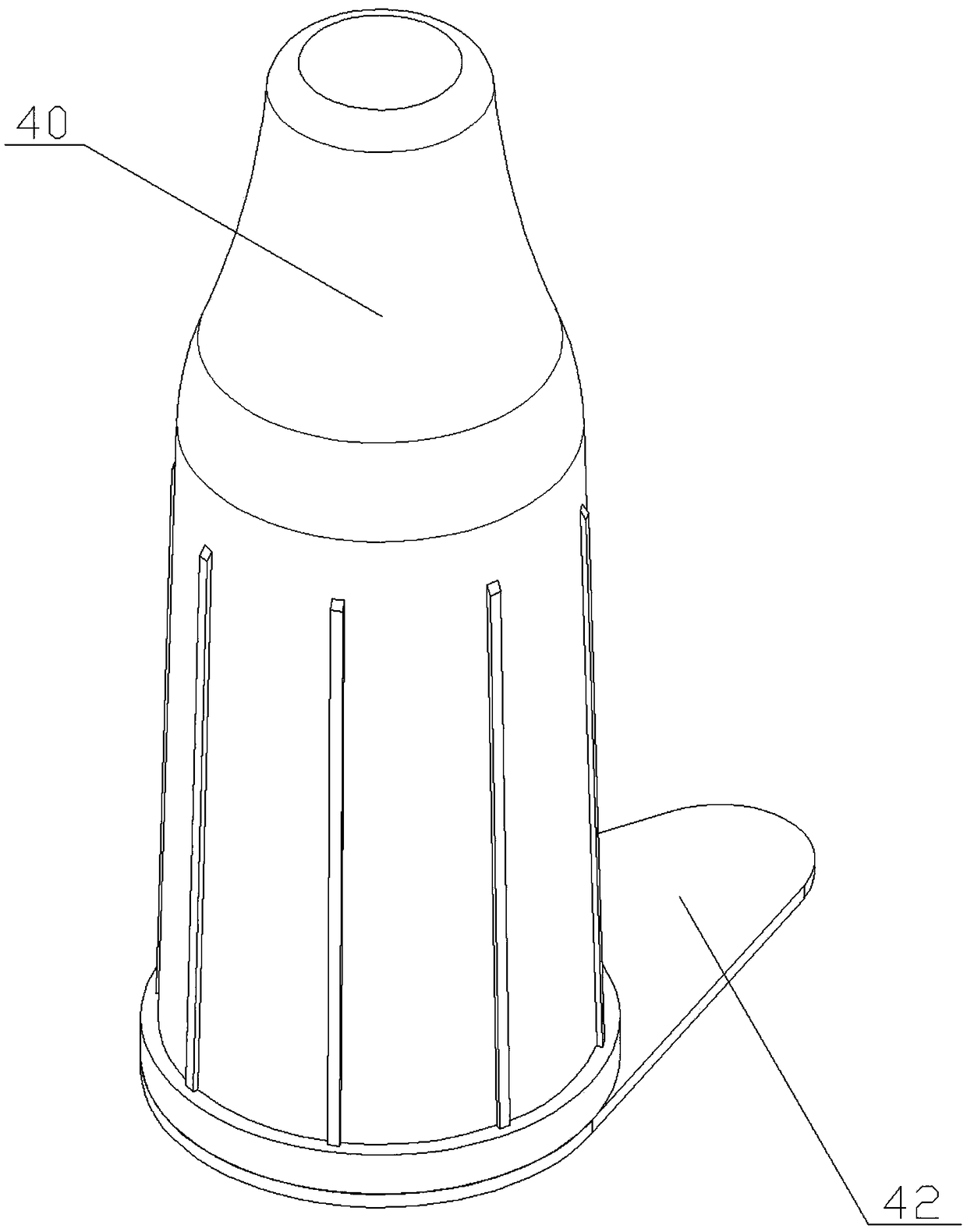 Single-use anti-acupuncture insulin injection pen and anti-acupuncture method