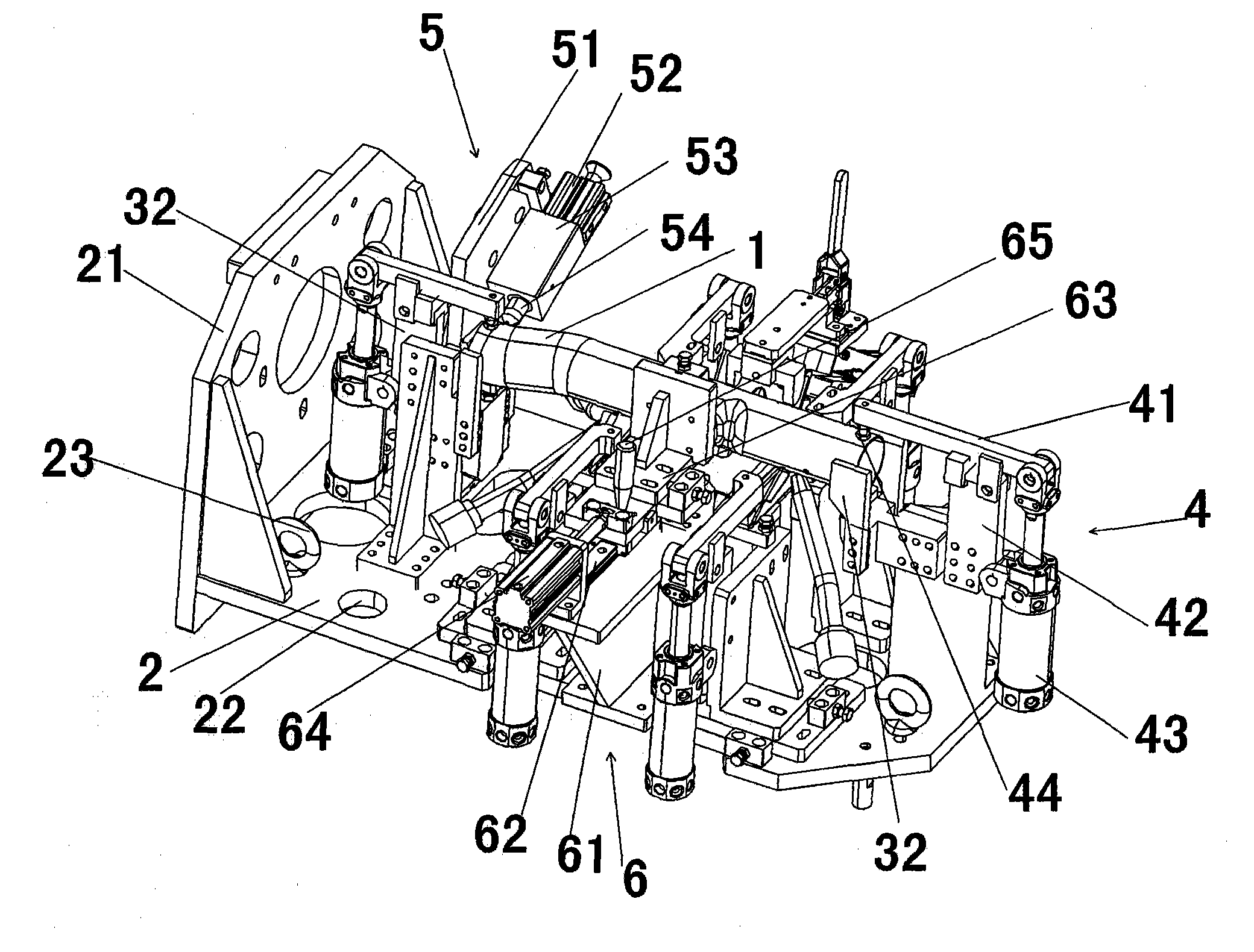 Clamp for manufacturing lower bracket of automobile redirector