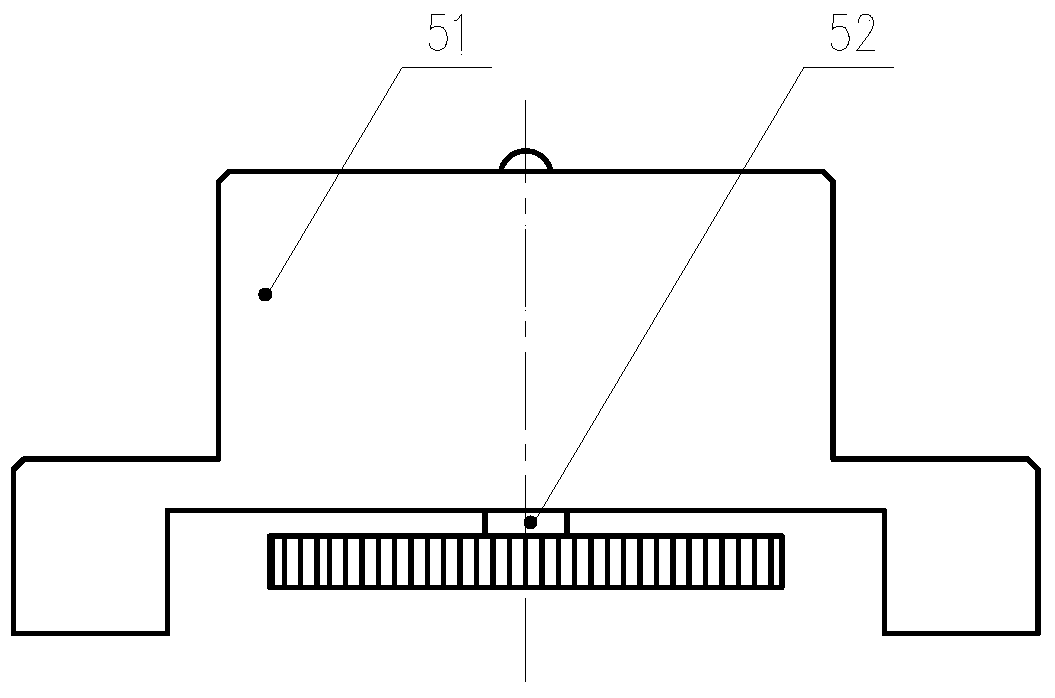 Device and method for detecting static azimuth misalignment angle of precision centrifuge