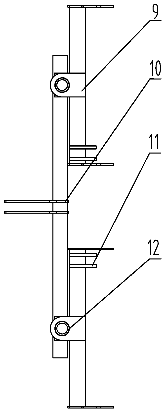 Adjustable profile-modeling traction soil preparation rack