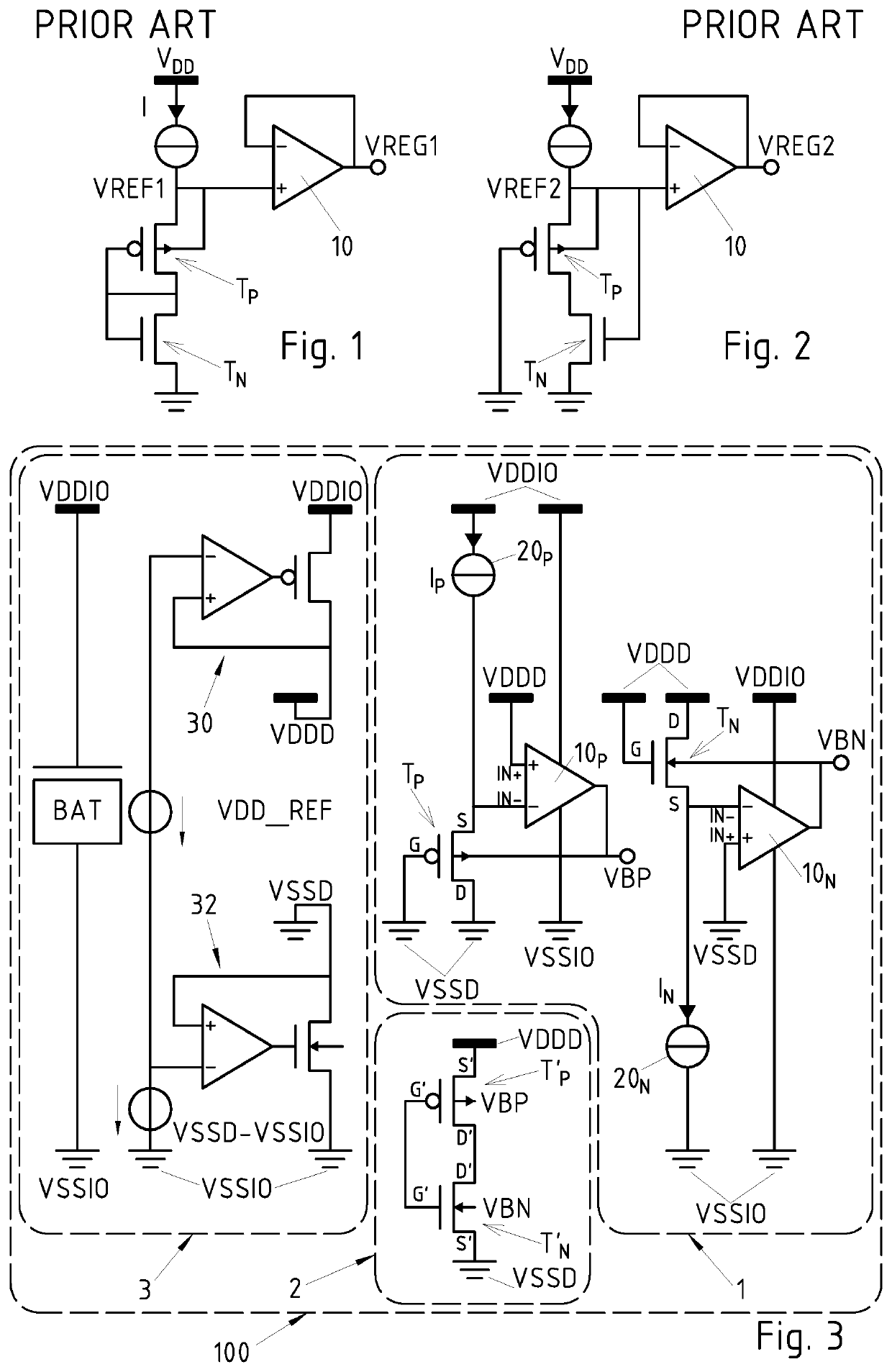 Compensation device for compensating PVT variations of an analog and/or digital circuit