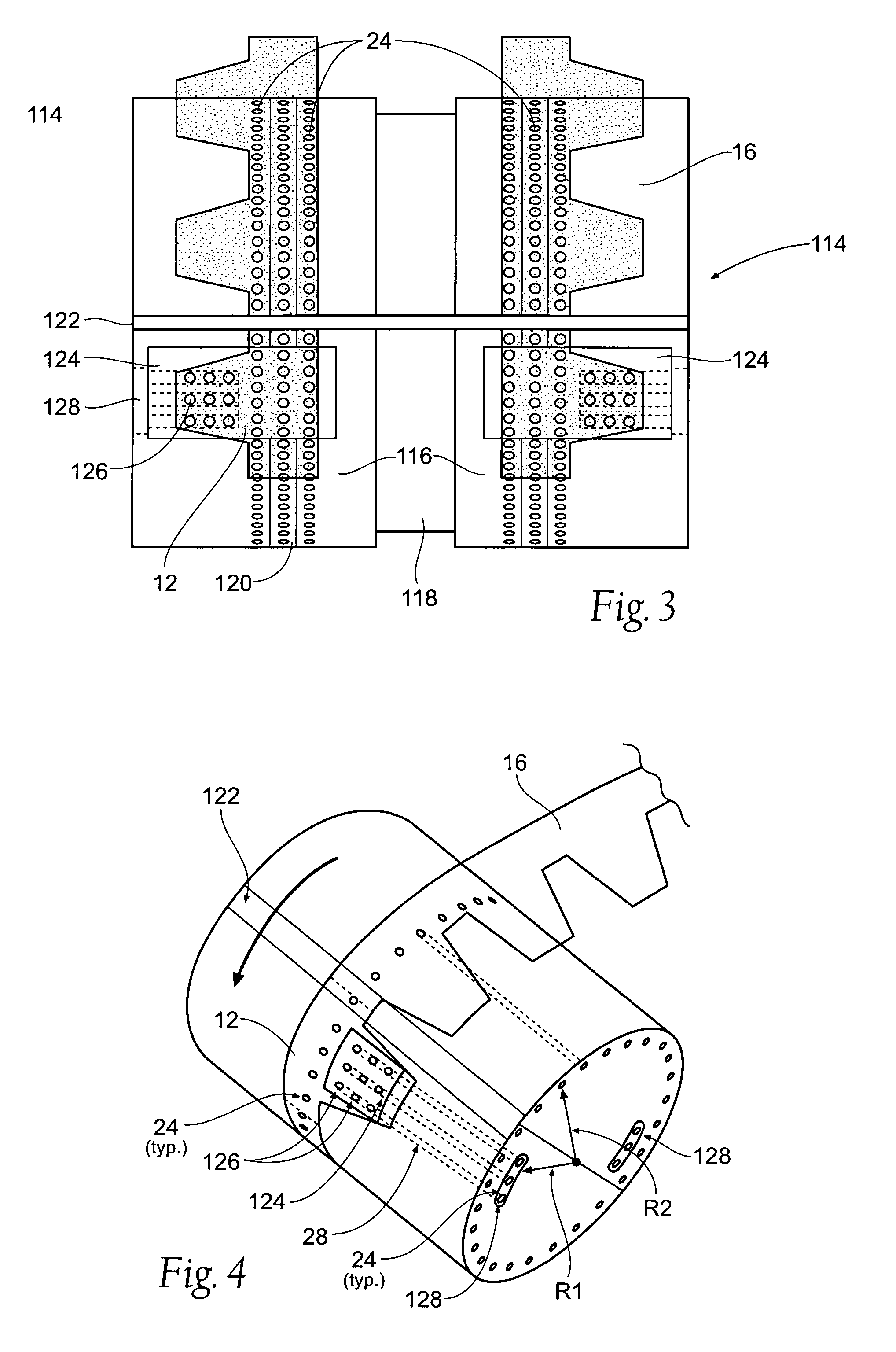 High speed vacuum porting