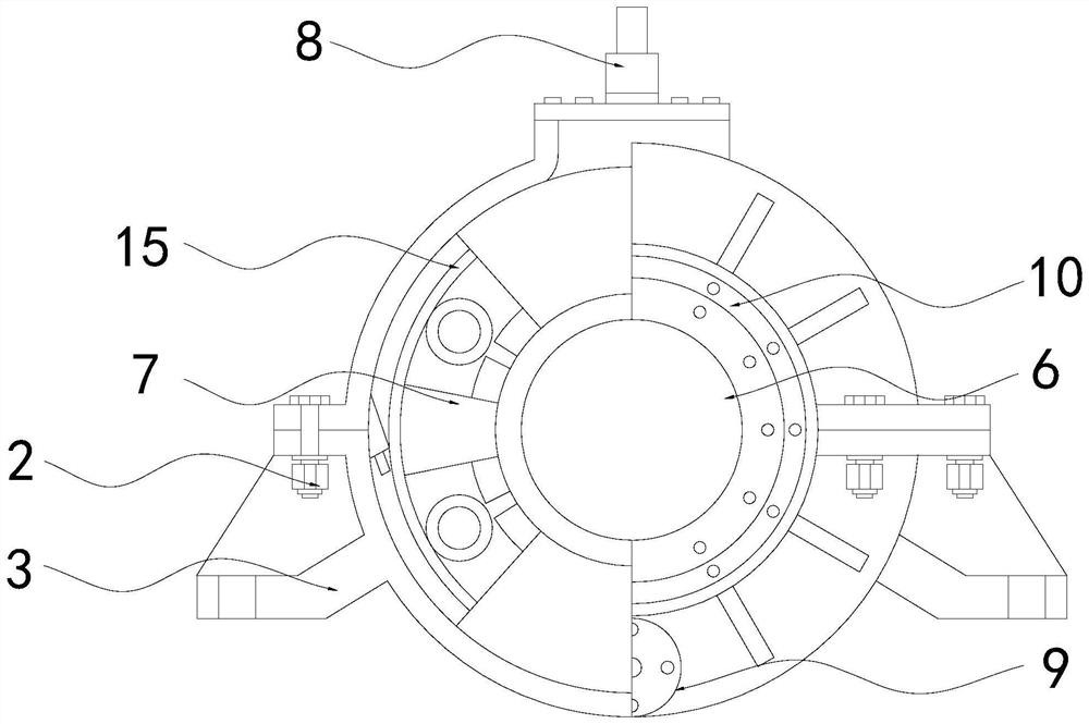 Novel thrust bearing structure for ship