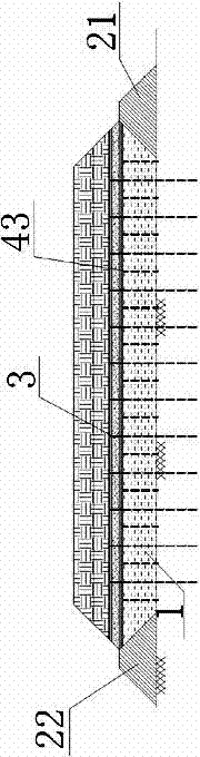 Treatment method of recent dredger-fill silt foundation