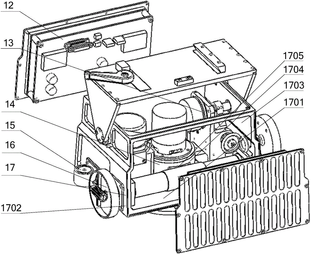 Dual-freedom degree tracking cloud deck with inertial orientation function