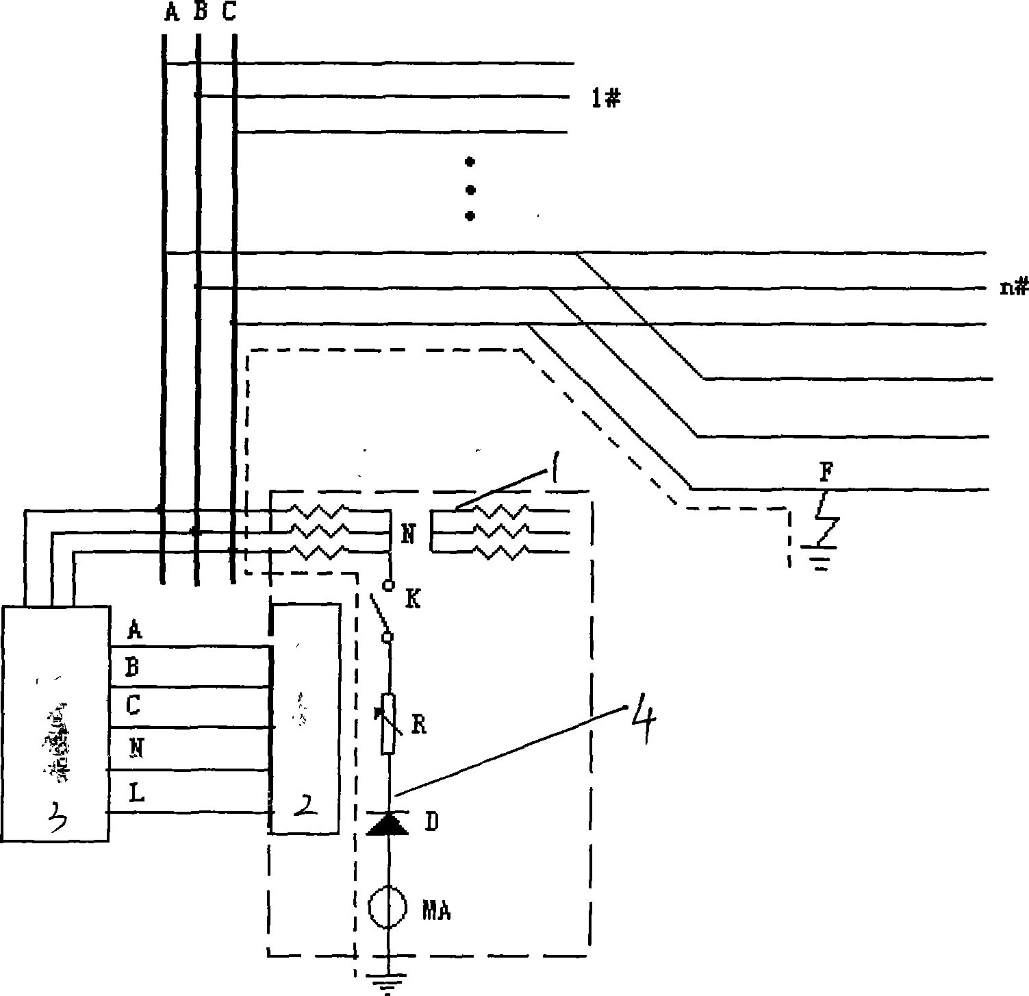 Semi-wave DC detection method