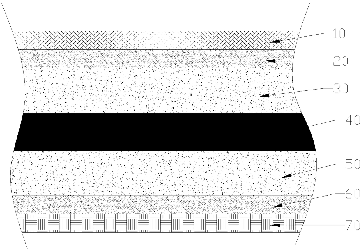 Chemical-resisting self-adhesive polymer modified asphalt waterproof roll