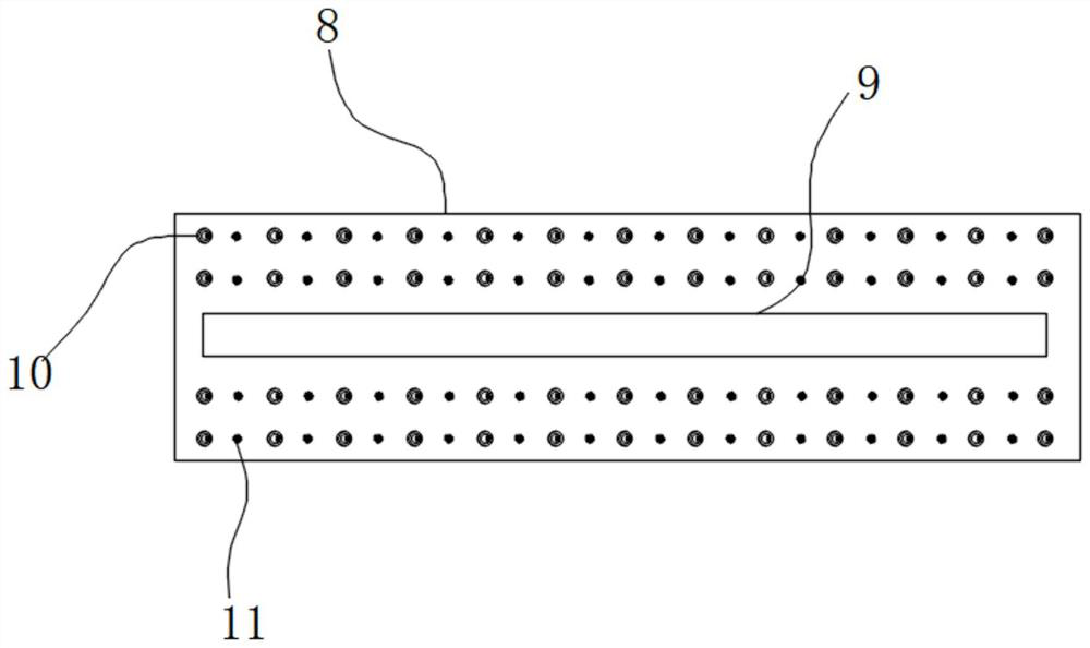 Quantitative simulation device for lake level recovery