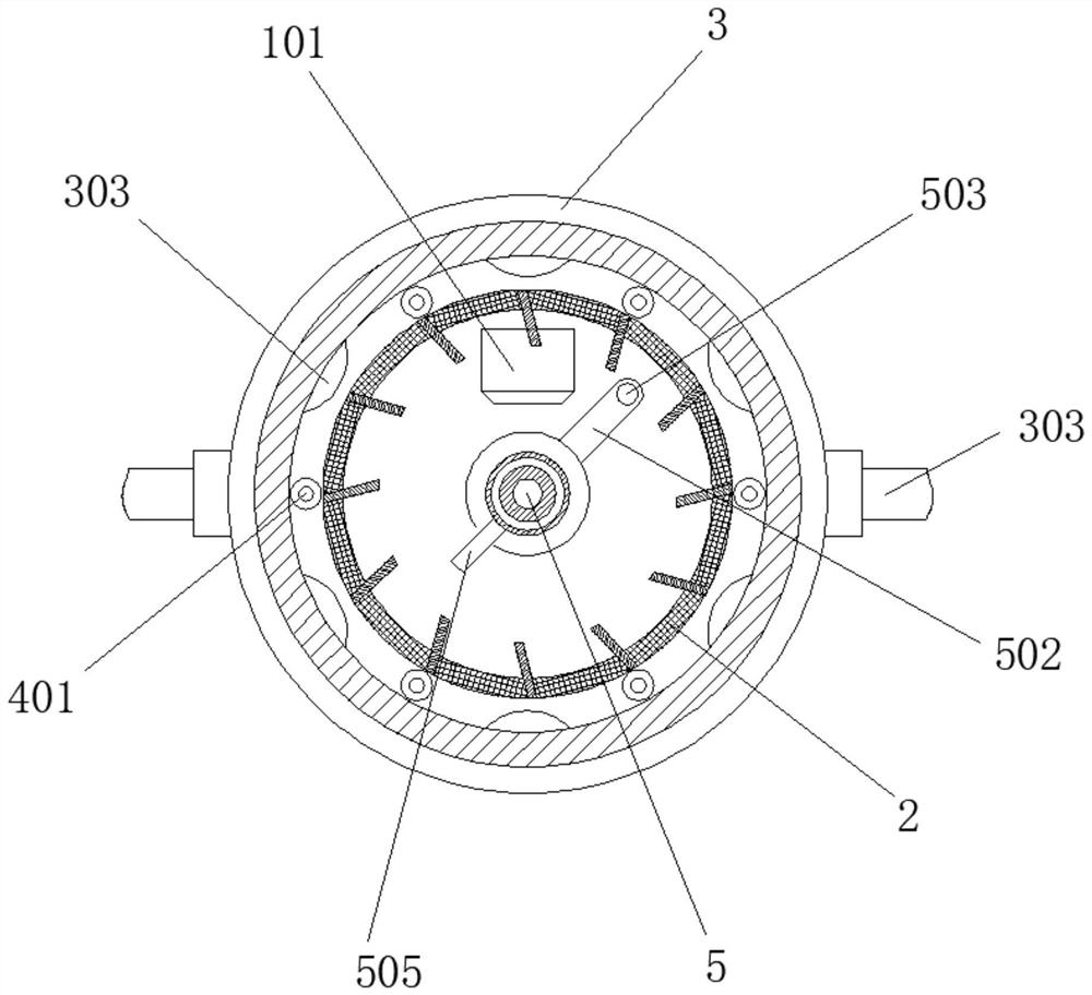 Coating machine internal pressure control mechanism