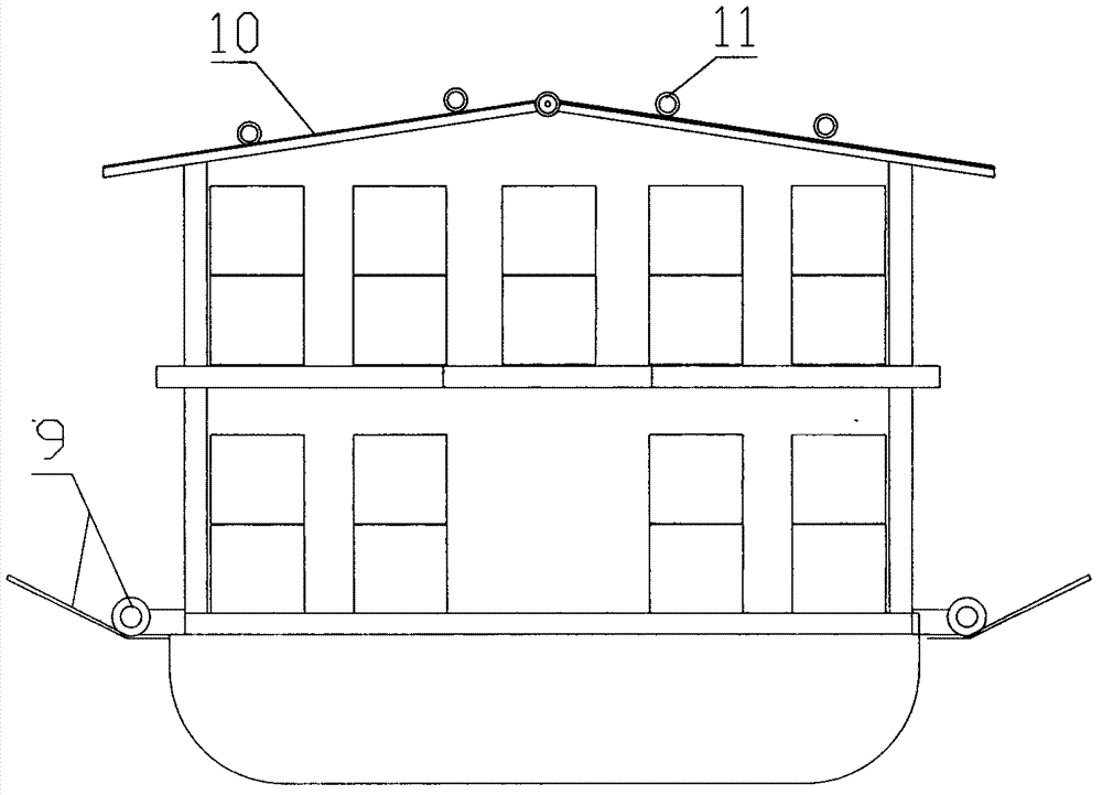 Lake and river beekeeping boat