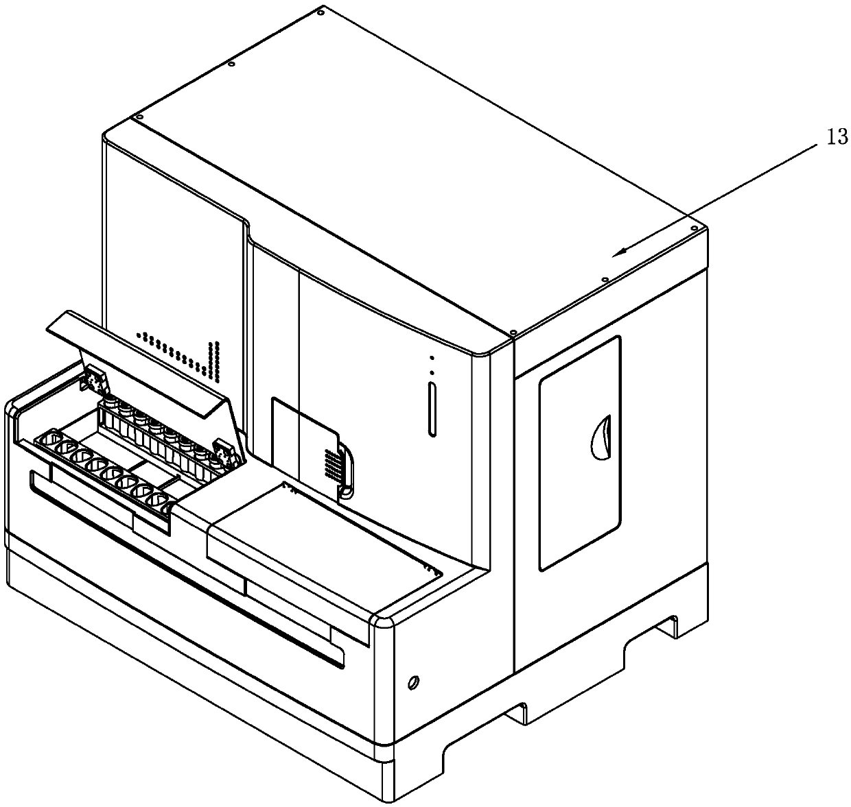 Excrement analysis instrument