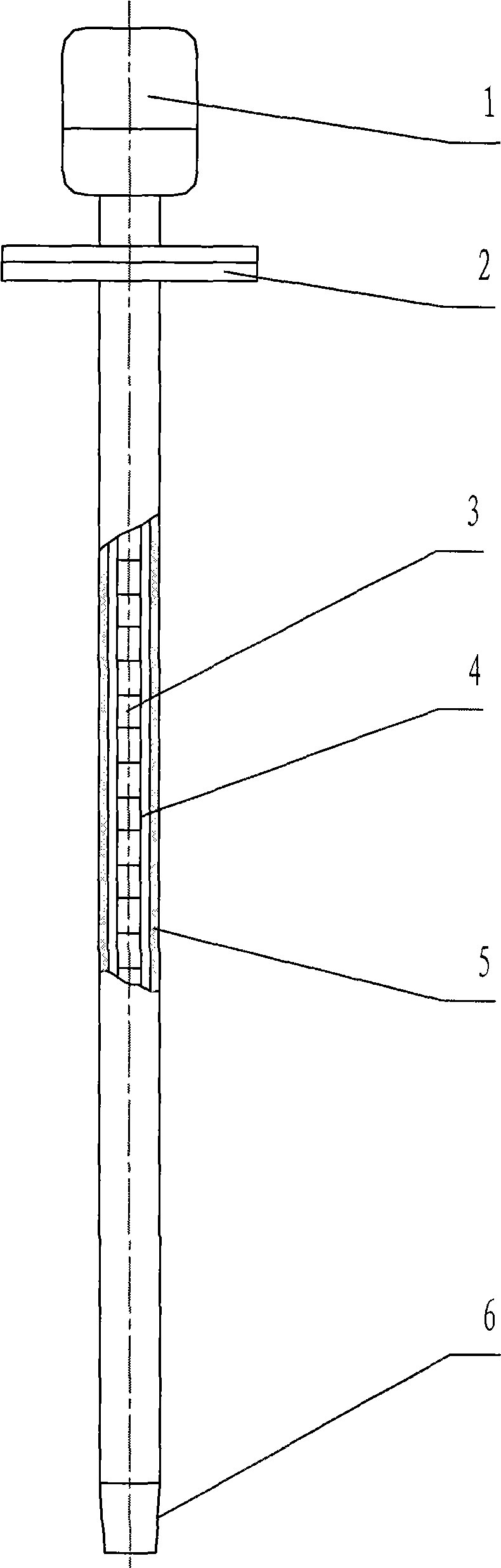 Radio frequency induction lamination level sensor