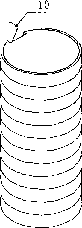 Radio frequency induction lamination level sensor