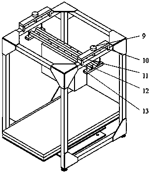 Calibration device for road section flaw detection and structural layer thickness ground penetrating radar