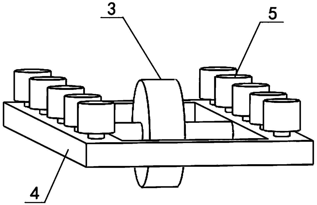 Method and device for realizing flexible inner support of friction stir welding by using electromagnetic technology