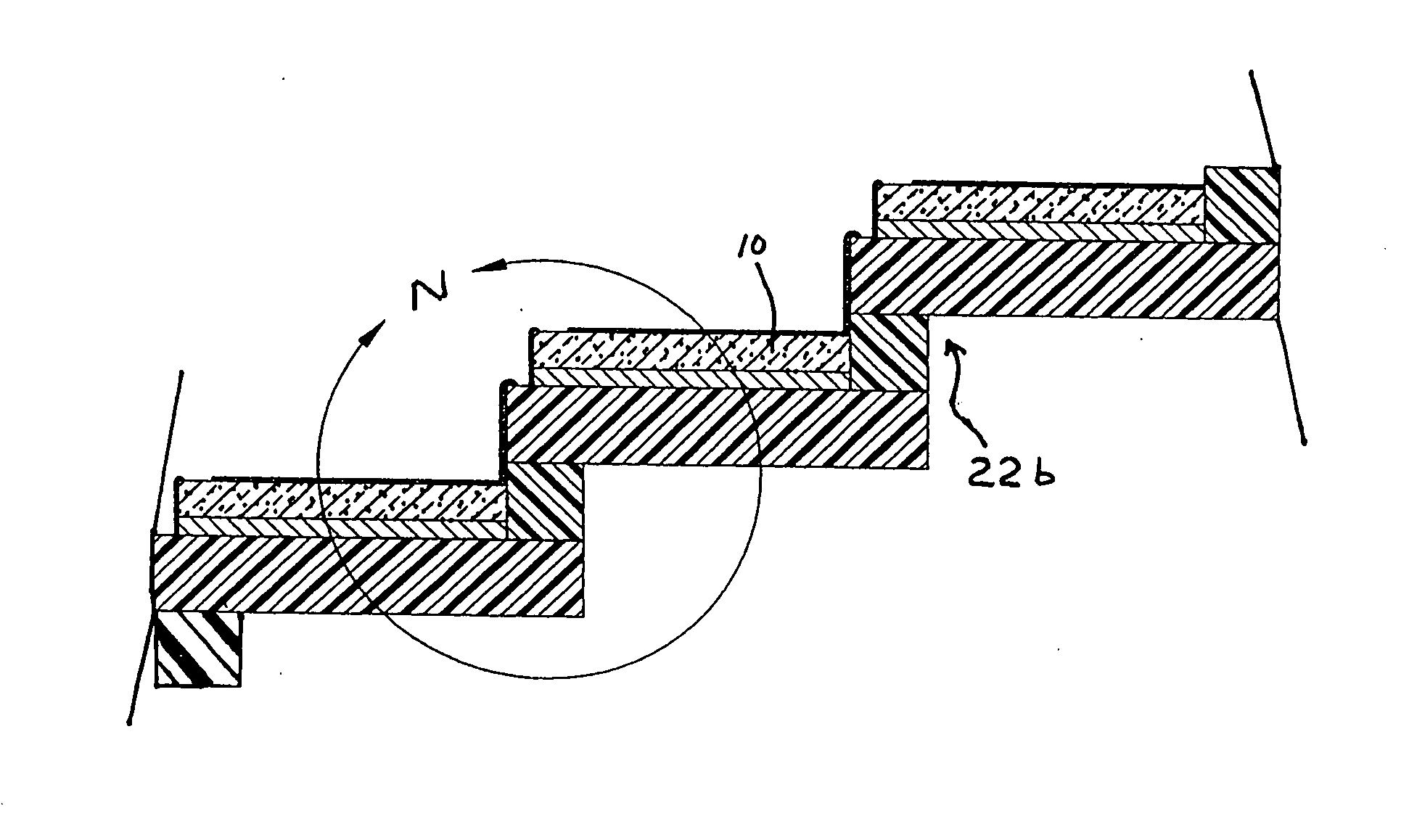 Substrate structures for integrated series connected photovoltaic arrays and process of manufacture of such arrays